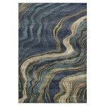 Kaleen Maya Collection MYA02-10 Denim Throw Rug 1'10" x 2'6"