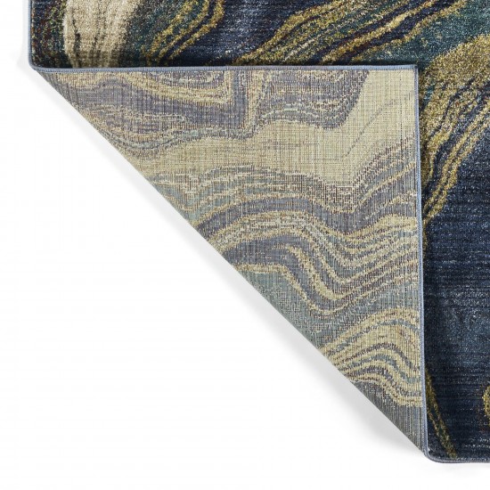 Kaleen Maya Collection MYA02-10 Denim Throw Rug 1'10" x 2'6"