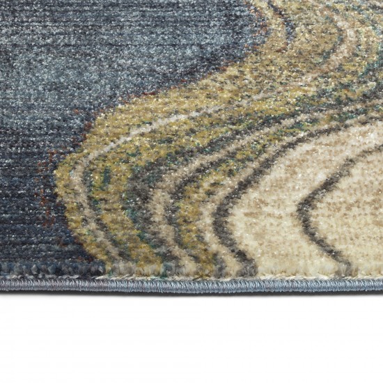 Kaleen Maya Collection MYA02-10 Denim Area Rug 5'3" x 7'10"