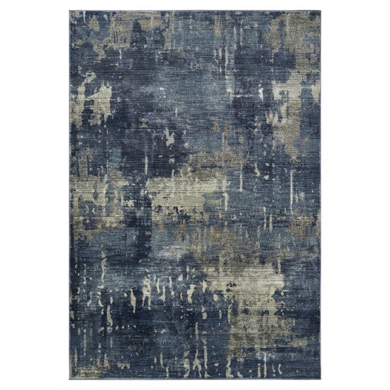 Kaleen Maya Collection MYA03-10 Denim Throw Rug 1'10" x 2'6"