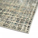 Kaleen Maya Collection Light Ivory Throw Rug 1'10" x 2'6"