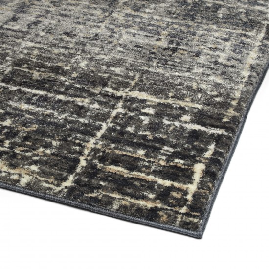 Kaleen Maya Collection Light Grey Throw Rug 1'10" x 2'6"