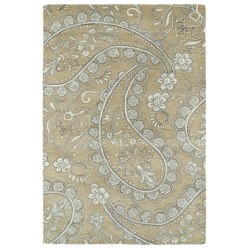 Kaleen Melange Collection Light Camel Area Rug 5' x 7'9"