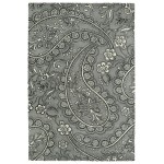 Kaleen Melange Collection Dark Grey Throw Rug 3' x 5'