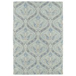 Kaleen Melange Collection Light Spa Throw Rug 2' x 3'