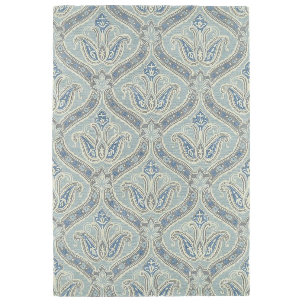 Kaleen Melange Collection Light Spa Area Rug 5' x 7'9"