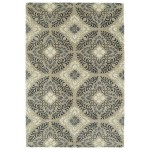 Kaleen Melange Collection Mushroom Charocal Area Rug 5' x 7'9"