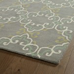 Kaleen Melange Collection Pewter Ivory Area Rug 8' x 10'