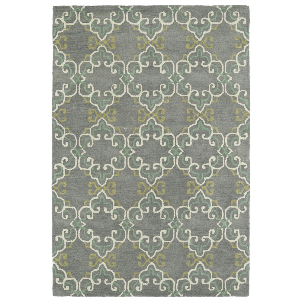 Kaleen Melange Collection Pewter Ivory Area Rug 9' x 12' Kaleen Melange Collection Pewter Ivory Area Rug 9' x 12'