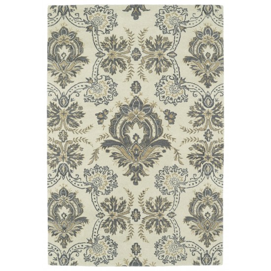 Kaleen Melange Collection MLG07-01 Ivory Throw Rug 2' x 3'