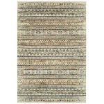 Kaleen Memphis Sand Navy Runner 2' x 7'8"