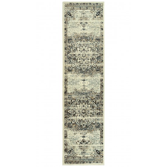 Kaleen Memphis Light Ivory Area Rug 5'3" x 7'6"