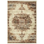 Kaleen Memphis Light Cream Area Rug 3'11" x 5'7"