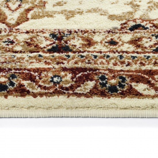 Kaleen Memphis Light Cream Area Rug 3'11" x 5'7"