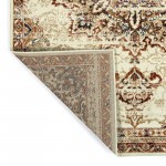 Kaleen Memphis Light Cream Area Rug 3'11" x 5'7"