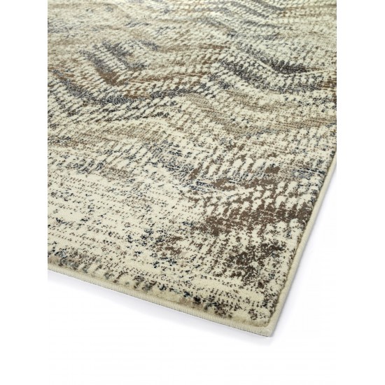 Kaleen Memphis Dark Chocolate Area Rug 3'11" x 5'7"