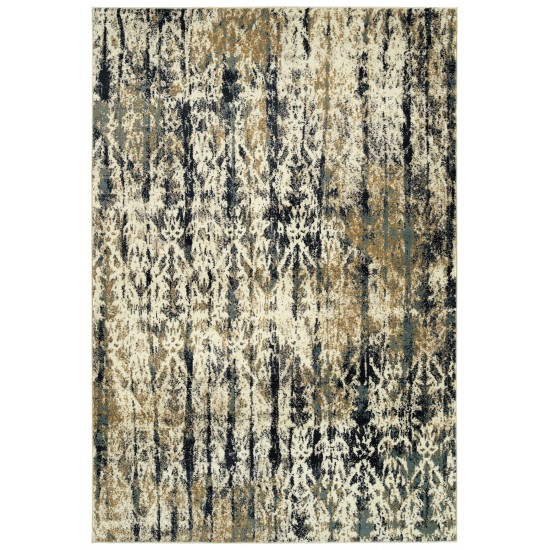 Kaleen Memphis Multi Sand Area Rug 3'11" x 5'7"