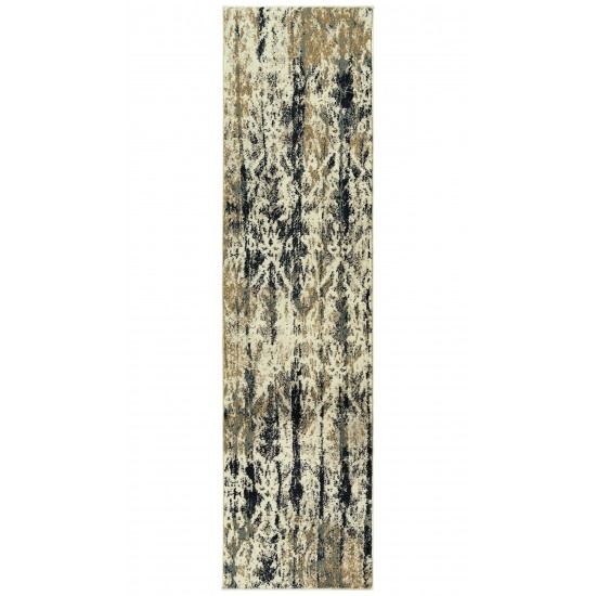 Kaleen Memphis Multi Sand Area Rug 3'11" x 5'7"