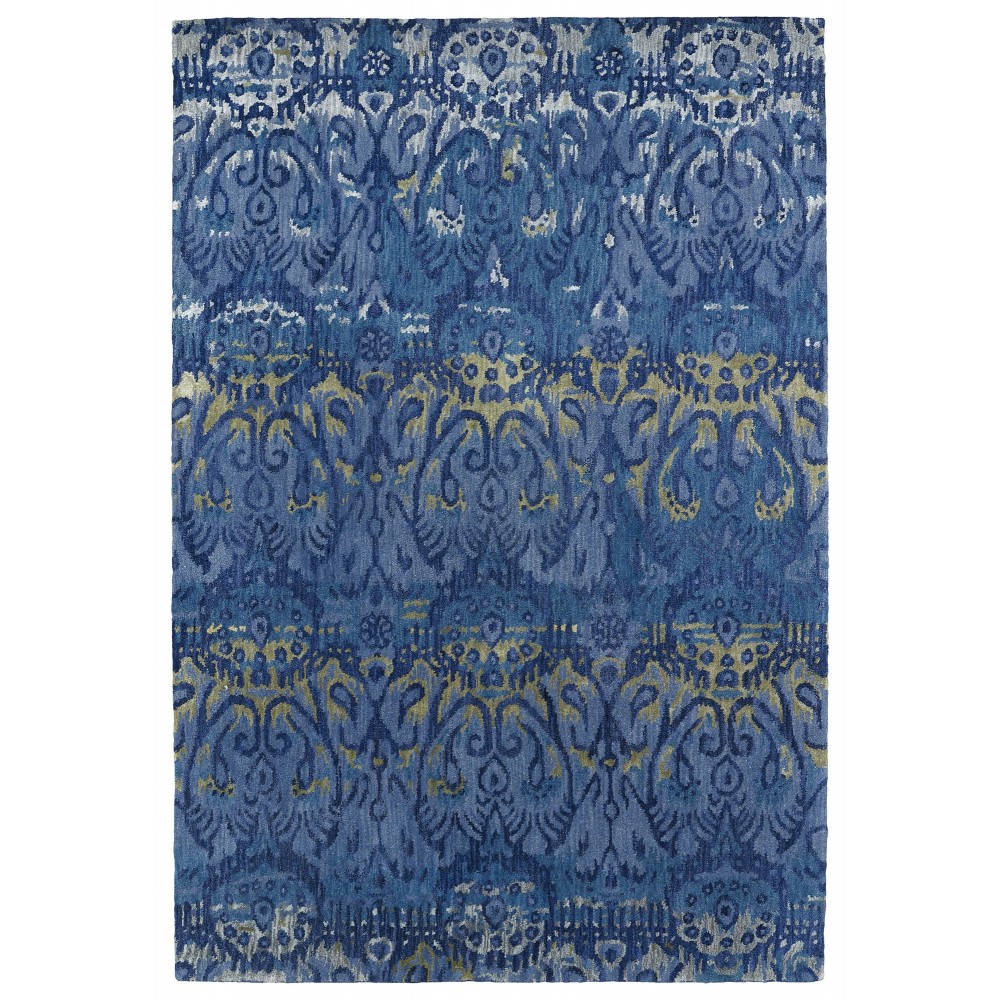 Kaleen Mercery Collection Dark Azure Area Rug 3'6" x 5'6" Kaleen Mercery Collection Dark Azure Area Rug 3'6" x 5'6"