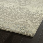 Kaleen Mercery Collection MER01-75 Grey Area Rug 3'6" x 5'6"