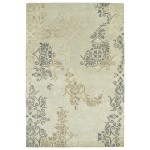 Kaleen Mercery Collection Light Beige Throw Rug 2' x 3'