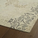 Kaleen Mercery Collection Light Beige Throw Rug 2' x 3'