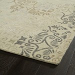 Kaleen Mercery Collection Light Beige Throw Rug 2' x 3'