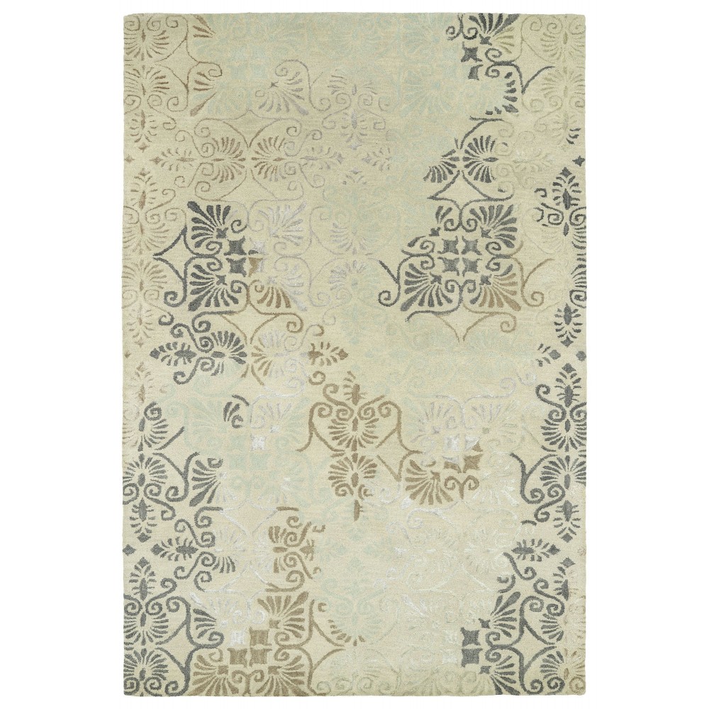 Kaleen Mercery Collection Light Beige Area Rug 3'6" x 5'6"