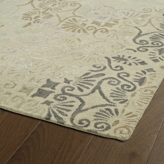 Kaleen Mercery Collection Light Beige Area Rug 5' x 7'9"