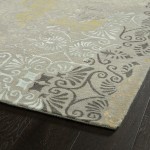 Kaleen Mercery Collection Gray DarkGray Area Rug 3'6" x 5'6"