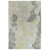 Kaleen Mercery Collection Gray DarkGray Area Rug 5' x 7'9"
