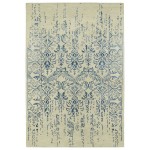 Kaleen Mercery Collection Light Blue Area Rug 3'6" x 5'6"