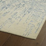 Kaleen Mercery Collection Light Blue Area Rug 3'6" x 5'6"