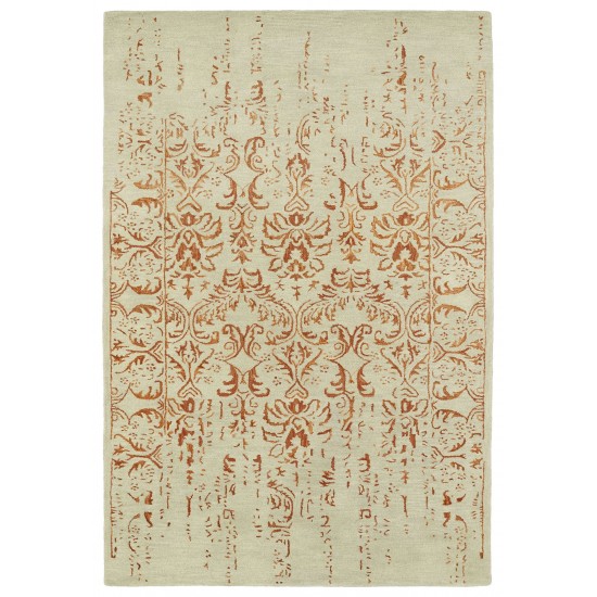 Kaleen Mercery Collection Light Paprika Throw Rug 2' x 3'