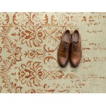 Kaleen Mercery Collection Light Paprika Area Rug 3'6" x 5'6"