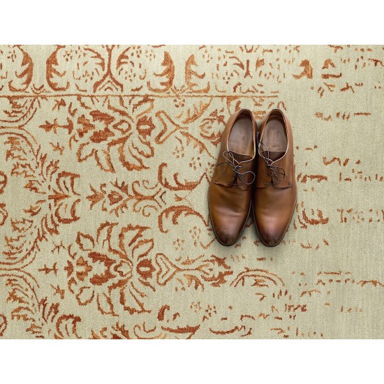Kaleen Mercery Collection Light Paprika Area Rug 3'6" x 5'6"