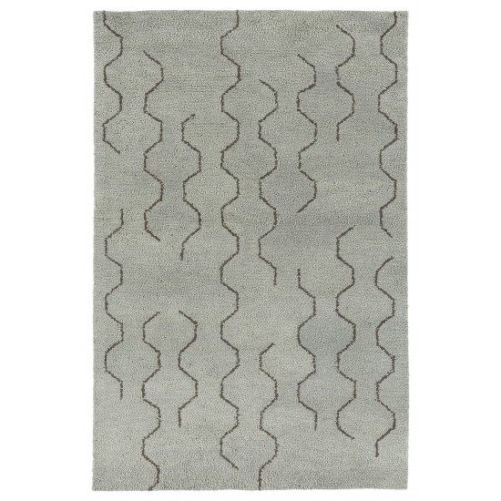 Kaleen Micha Collection Silver Brown Runner 2' x 8'