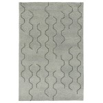 Kaleen Micha Collection Silver Brown Area Rug 3'6" x 5'6"