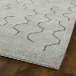 Kaleen Micha Collection Silver Brown Area Rug 3'6" x 5'6"