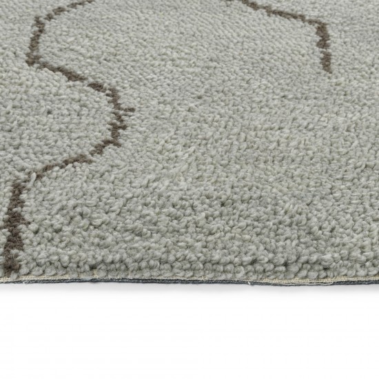 Kaleen Micha Collection Silver Brown Area Rug 3'6" x 5'6"