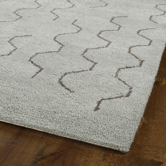 Kaleen Micha Collection Silver Brown Area Rug 5' x 7'9"