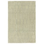 Kaleen Micha Collection Ivory Silver Area Rug 3'6" x 5'6"