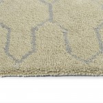 Kaleen Micha Collection Ivory Silver Area Rug 3'6" x 5'6"