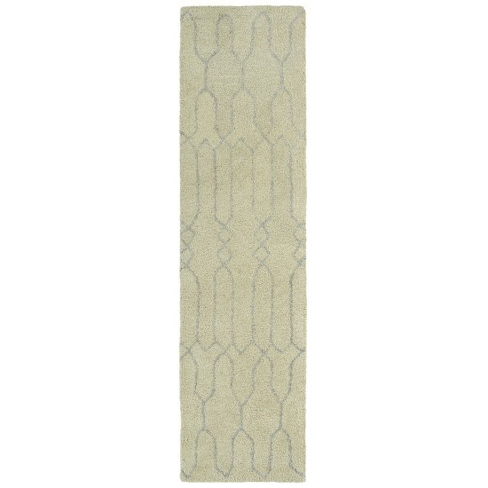 Kaleen Micha Collection Ivory Silver Area Rug 9'6" x 13'
