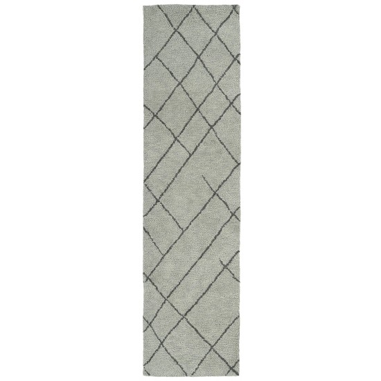 Kaleen Micha Collection Silver Gray Runner 2' x 8'