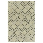 Kaleen Micha Collection Ivory Graphite Area Rug 3'6" x 5'6"