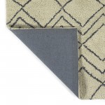 Kaleen Micha Collection Ivory Graphite Area Rug 3'6" x 5'6"