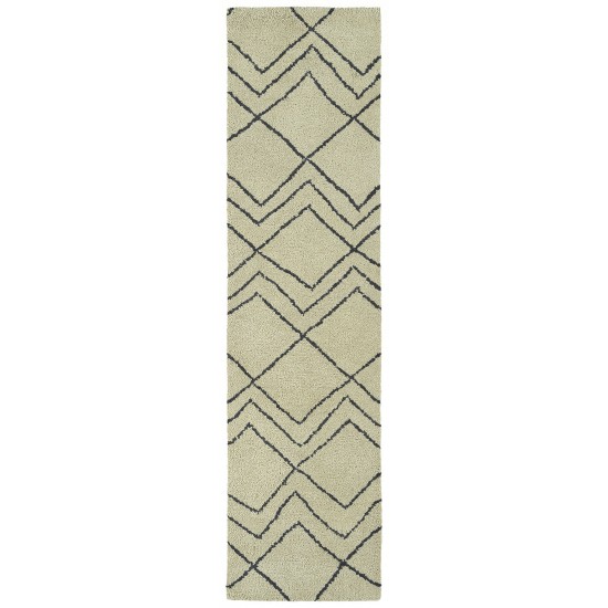 Kaleen Micha Collection Ivory Graphite Area Rug 3'6" x 5'6"