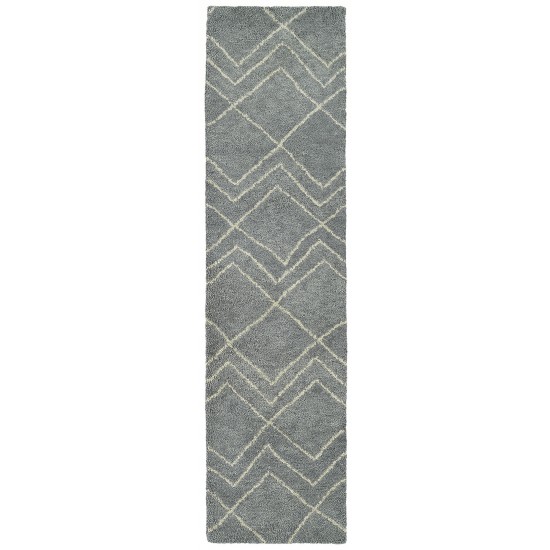 Kaleen Micha Collection Light Grey Runner 2' x 8'