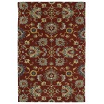 Kaleen Middleton Collection Dark Red Area Rug 5' x 7'9"